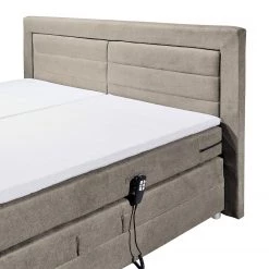 Loftscape Lit boxspring Sunol II - Lit boxspring Sunol II avec moteur - Gris clair - 160 x 200cm -Lits & literie Soldes 1000199714 191218 15020900112 DETAILS P000000001000199714
