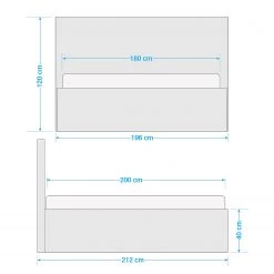 Lit capitonné Westwood - Beige clair -Lits & literie Soldes 1000199956 210720 07114400015 SKETCH DETAILS P000000001000199956 sketch
