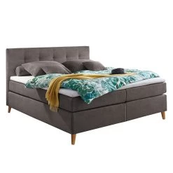 Mørteens Lit Boxspring Campile - Gris fumé