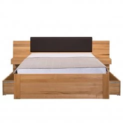 Neue Modular Lit en bois massif Parma III - Duramen de hêtre massif - 160 x 200cm -Lits & literie Soldes 1000201451 200211 15562400016 DETAILS P000000001000201451