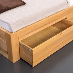 Neue Modular Lit en bois massif Parma III - Duramen de hêtre massif - 160 x 200cm -Lits & literie Soldes 1000201451 200211 15562400019 DETAILS P000000001000201451