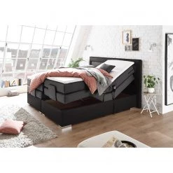 Loftscape Lit boxspring Bellmont - Avec moteur - Noir / Anthracite - 160 x 200cm -Lits & literie Soldes 1000201820 200124 11322000031 MOOD DETAILS P000000001000201820 mood