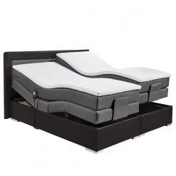Loftscape Lit boxspring Bellmont - Avec moteur - Noir / Anthracite - 160 x 200cm -Lits & literie Soldes 1000201820 200124 11322000032 DETAILS P000000001000201820