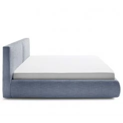 Meise.möbel Lit capitonné Atesio - Avec tête de lit à effet coussin - Bleu jean -Lits & literie Soldes 1000206915 200331 17381100094 DETAILS P000000001000206915