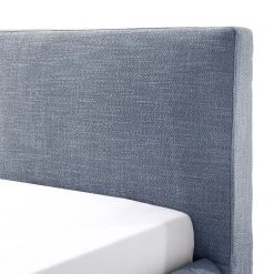 Meise.möbel Lit capitonné Atesio - Avec tête de lit à effet coussin - Bleu jean -Lits & literie Soldes 1000206915 200331 17381600099 DETAILS P000000001000206915