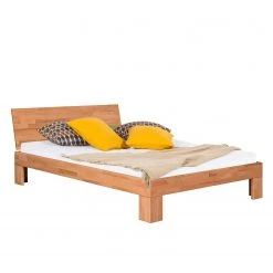 Neue Modular Lit en bois massif Provence II - Duramen de hêtre massif - 160 x 200cm