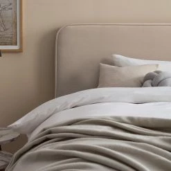 Mørteens Lit capitonné Karelia II - Velours Ravi: Beige - 140 x 200cm - Sans espace de rangement -Lits & literie Soldes 1000208266 200622 15223600080 DETAILS P000000001000208266