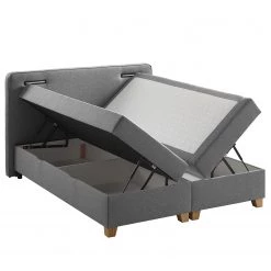 Ars Natura Lit boxspring Woodmore - Éclairage inclus - Gris foncé - 160 x 200cm -Lits & literie Soldes 1000208296 200609 12322500121 DETAILS P000000001000208296