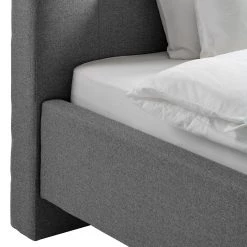 Ars Natura Lit capitonné Woodlake I - Tissu structuré Mali: Gris foncé - 140 x 200cm - Sans espace de rangement -Lits & literie Soldes 1000208308 200610 17040800060 DETAILS P000000001000208308
