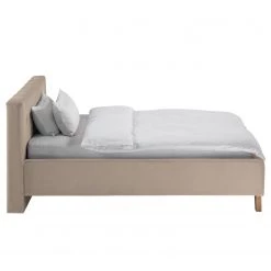 Ars Natura Lit capitonné Woodlake II - Velours Ravi: Beige - 140 x 200cm - Sans espace de rangement -Lits & literie Soldes 1000208322 200610 17043100096 DETAILS P000000001000208322