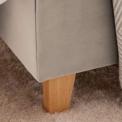 Ars Natura Lit capitonné Woodlake II - Velours Ravi: Beige - 140 x 200cm - Sans espace de rangement -Lits & literie Soldes 1000208322 200619 18265100064 DETAILS P000000001000208322