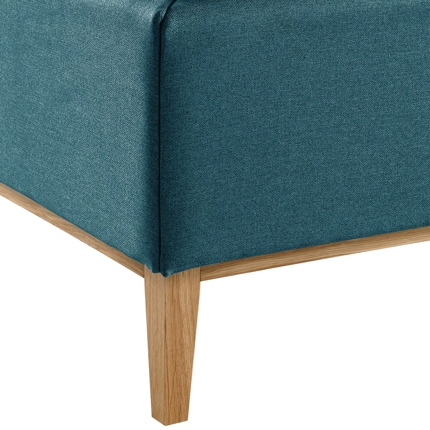 Mørteens Lit capitonné Kaarina - Tissu structuré Mali: Pétrole - 180 x 200cm - Sans espace de rangement 6 Mørteens Lit capitonné Kaarina - Tissu structuré Mali: Pétrole - 180 x 200cm - Sans espace de rangement – Image 6