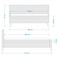 Mørteens Lit capitonné Kaarina - Tissu structuré Mali: Pétrole - 180 x 200cm - Sans espace de rangement 19 Mørteens Lit capitonné Kaarina - Tissu structuré Mali: Pétrole - 180 x 200cm - Sans espace de rangement -Lits & literie Soldes 1000208336 210623 13431800048 SKETCH DETAILS P000000001000208336 sketch