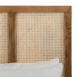 Ars manufacti Lit Vina - Manguier massif / Rotin - Manguier / Noir - 140 x 200cm -Lits & literie Soldes 1000210699 200408 14303400036 DETAILS P000000001000210699