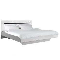 Mooved Cadre de lit Richland - Blanc - 160 x 200cm