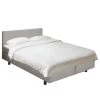 Loftscape Lit boxspring Boyceville - Gris lumineux - 140 x 200cm