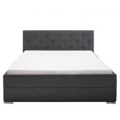 Meise.möbel Lit capitonné Chicago - Anthracite -Lits & literie Soldes 1000213910 200514 14295600018 DETAILS P000000001000213910