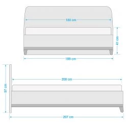 Rauch Orange Carde de lit Carlsson -Lits & literie Soldes 1000214963 210830 09025800022 SKETCH DETAILS P000000001000214963 sketch