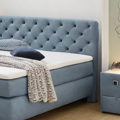Loftscape Lit boxspring Cooling - Bleu clair - D3 medium -Lits & literie Soldes 1000217696 200710 13244500064 DETAILS P000000001000217696