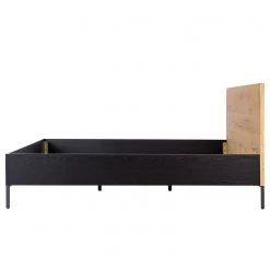 Studio Copenhagen Lit Flox - Placage en bois véritable - Chêne / Noir -Lits & literie Soldes 1000218129 210729 12121800006 DETAILS P000000001000218129