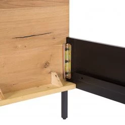 Studio Copenhagen Lit Flox - Placage en bois véritable - Chêne / Noir -Lits & literie Soldes 1000218129 210729 12121800009 DETAILS P000000001000218129