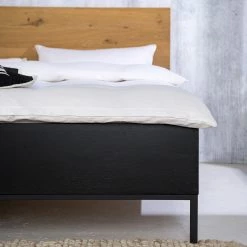 Studio Copenhagen Lit Flox - Placage en bois véritable - Chêne / Noir -Lits & literie Soldes 1000218129 211014 134550000046 DETAILS P000000001000218129