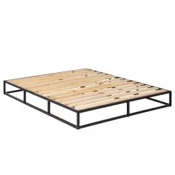 Lit en métal Smood - 140 x 200cm - Sans tête de lit -Lits & literie Soldes 1000218271 210520 10530000026 DETAILS P000000001000218271