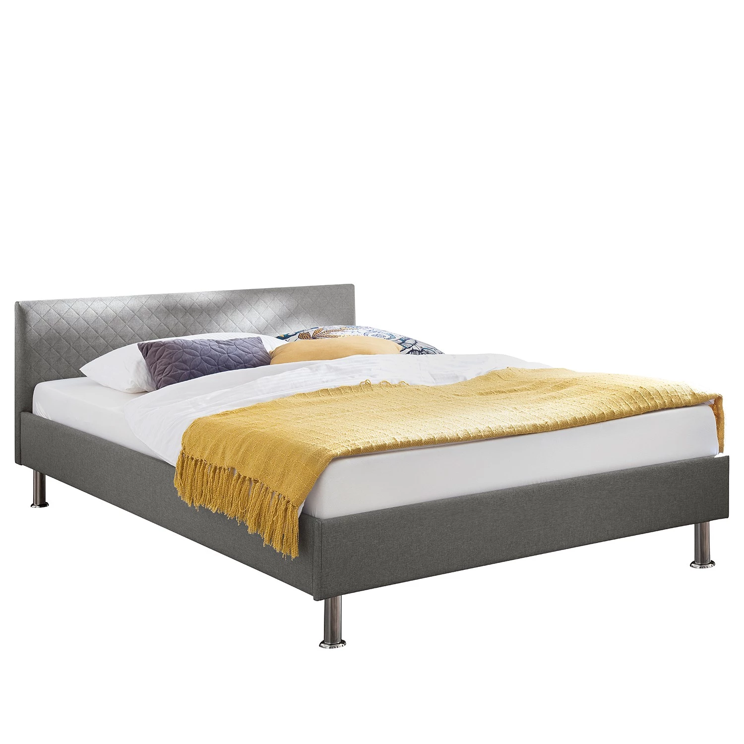 Meise.möbel Lit capitonné Lima - 120 x 200cm 1 Meise.möbel Lit capitonné Lima - 120 x 200cm