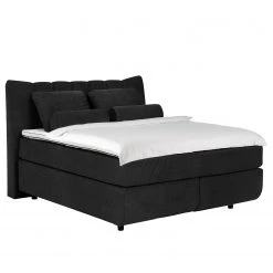 Loftscape Lit boxspring Cape May - Noir - 140 x 200cm - D3 medium