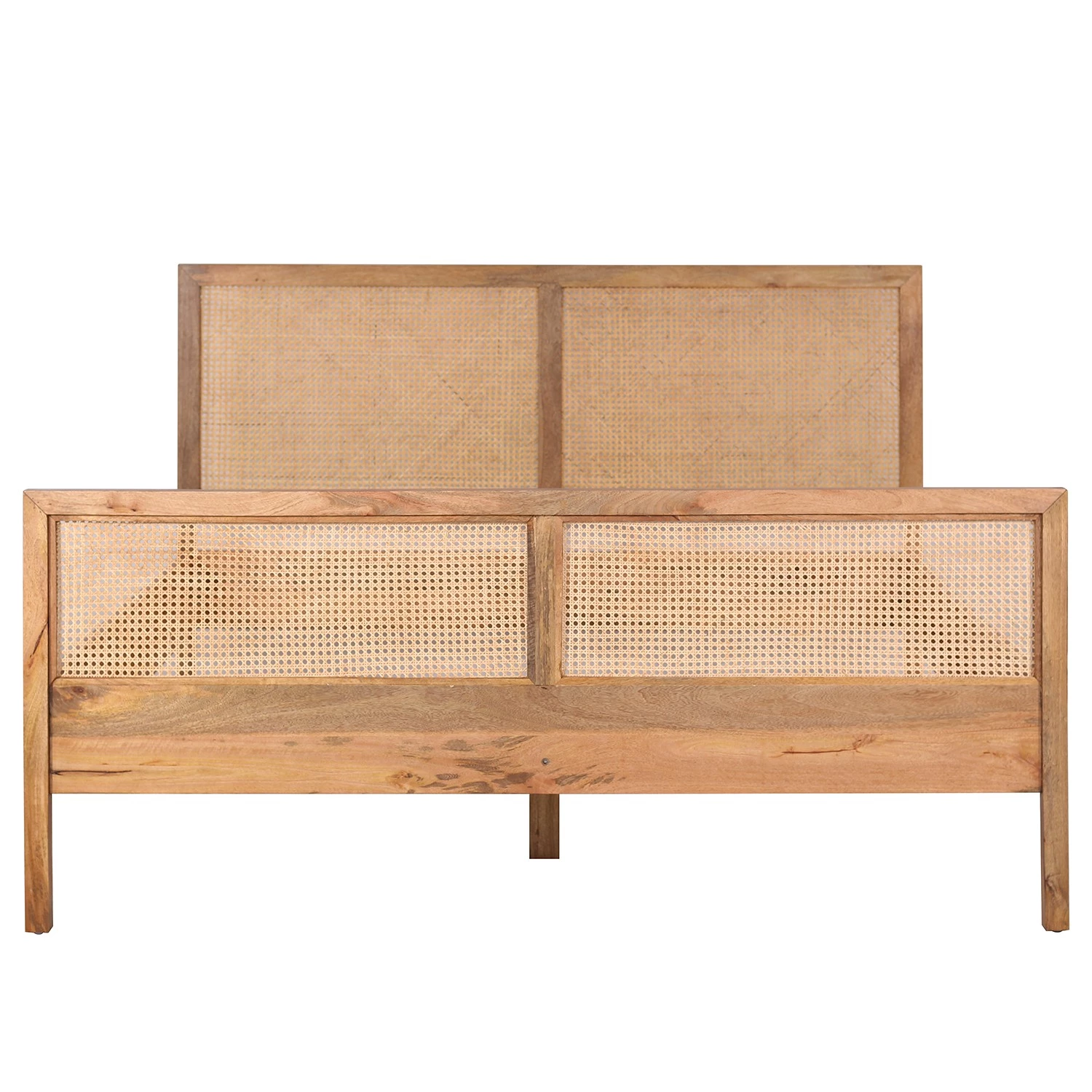 Ars manufacti Lit en rotin Vinar - Marron - 180 x 200cm 2 Ars manufacti Lit en rotin Vinar - Marron - 180 x 200cm – Image 2