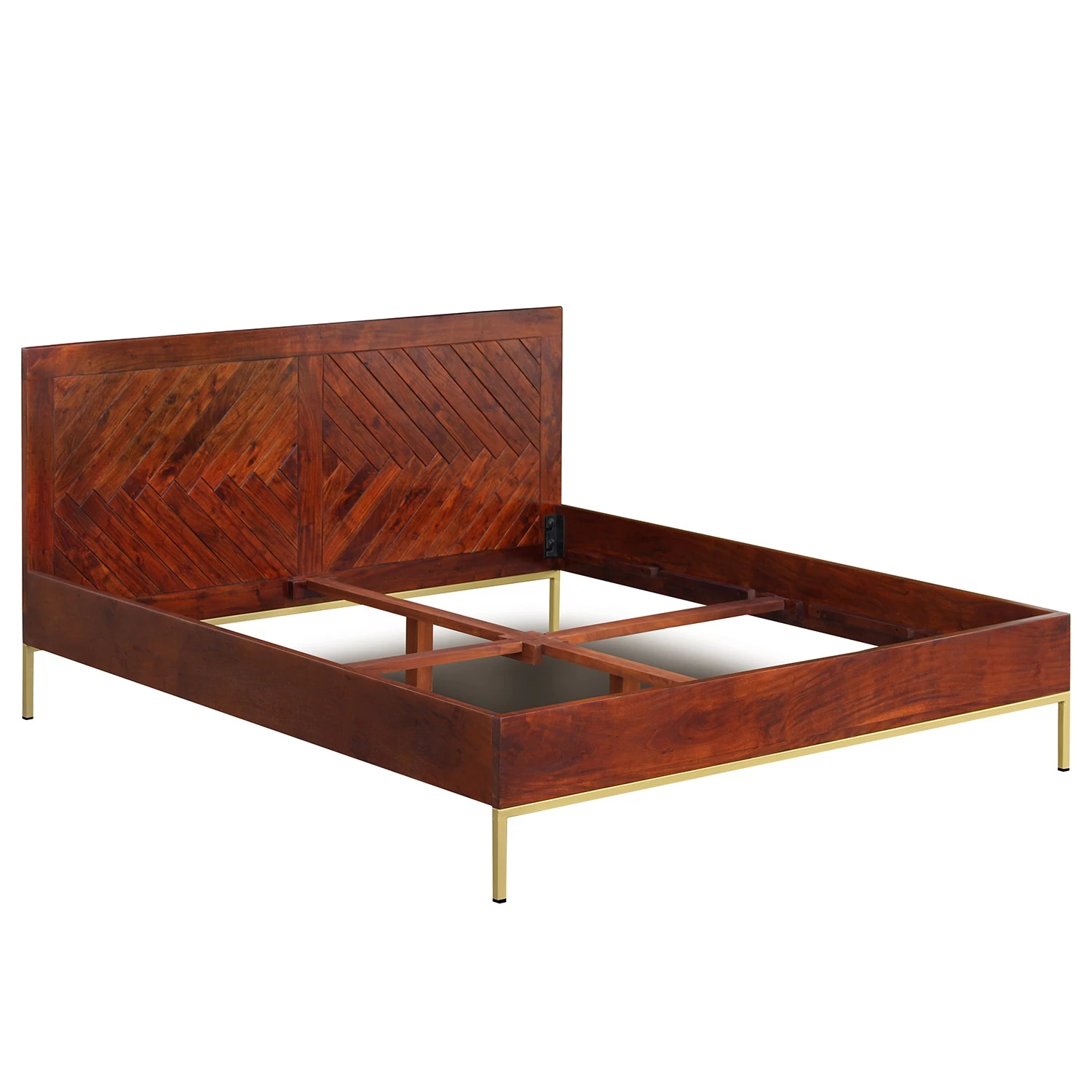 Ars manufacti Lit en bois massif Loga - 180 x 200cm 5 Ars manufacti Lit en bois massif Loga - 180 x 200cm – Image 5