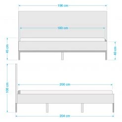 Ars manufacti Lit en bois massif Loga - 180 x 200cm 16 Ars manufacti Lit en bois massif Loga - 180 x 200cm -Lits & literie Soldes 1000223268 200902 16200000007 SKETCH DETAILS P000000001000223268 sketch