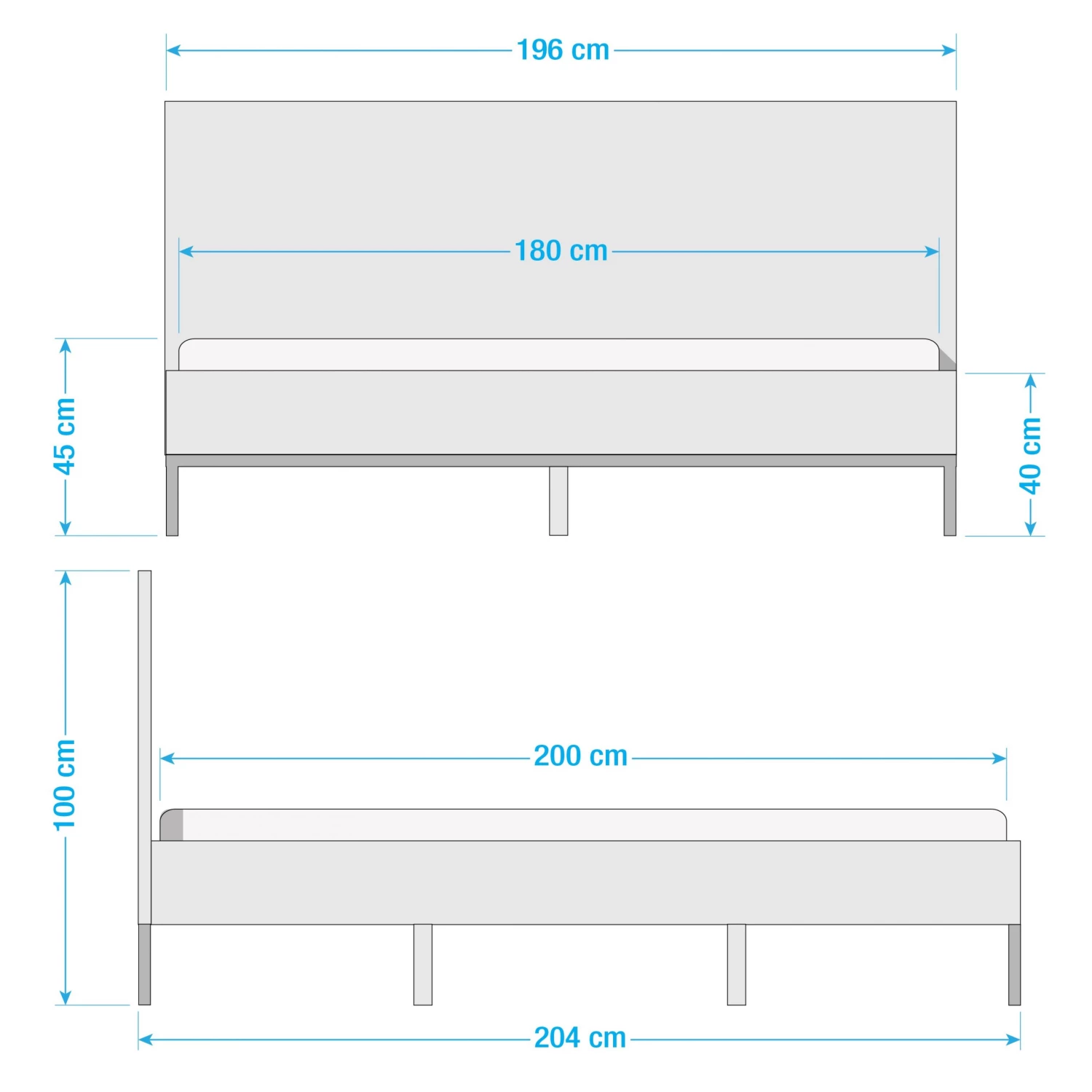Ars manufacti Lit en bois massif Loga - 180 x 200cm 7 Ars manufacti Lit en bois massif Loga - 180 x 200cm – Image 7