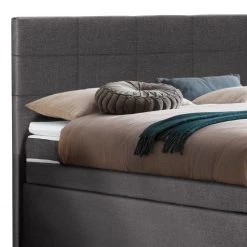 Cotta Lit boxspring Wellton - Gris foncé - 140 x 200cm -Lits & literie Soldes 1000224070 200909 07444100003 DETAILS P000000001000224070