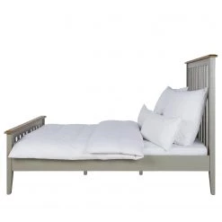 Maison Belfort Lit en bois massif Lavalle - Pin massif - Pin / Gris clair -Lits & literie Soldes 1000224199 210615 08155300002 DETAILS P000000001000224199