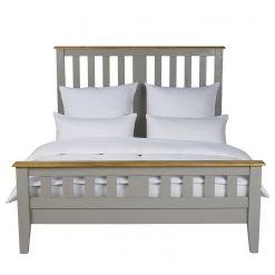 Maison Belfort Lit en bois massif Lavalle - Pin massif - Pin / Gris clair -Lits & literie Soldes 1000224199 210615 08155300003 DETAILS P000000001000224199