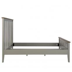 Maison Belfort Lit en bois massif Lavalle - Pin massif - Pin / Gris clair -Lits & literie Soldes 1000224199 210615 08155300004 DETAILS P000000001000224199