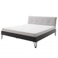 Meise.möbel Lit simple Boston III - Anthracite / Gris clair - Largeur : 187 cm - Forme en U -Lits & literie Soldes 1000224780 200918 13320000194 DETAILS P000000001000224780