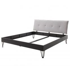 Meise.möbel Lit simple Boston III - Anthracite / Gris clair - Largeur : 187 cm - Forme en U -Lits & literie Soldes 1000224780 200918 13320000197 DETAILS P000000001000224780