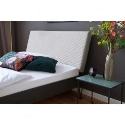 Meise.möbel Lit simple Boston I - Anthracite / Gris clair - Largeur : 185 cm - Forme en U -Lits & literie Soldes 1000224783 200918 13320100227 MOOD DETAILS P000000001000224783 mood