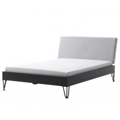 Meise.möbel Lit simple Boston I - Anthracite / Gris clair - Largeur : 185 cm - Forme en U -Lits & literie Soldes 1000224783 200918 13320100229 DETAILS P000000001000224783