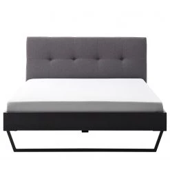 Meise.möbel Lit simple Boston II - Anthracite / Gris - Largeur : 186 cm - Luge -Lits & literie Soldes 1000224805 200918 13321200481 DETAILS P000000001000224805