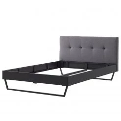 Meise.möbel Lit simple Boston II - Anthracite / Gris - Largeur : 186 cm - Luge -Lits & literie Soldes 1000224805 200918 13321200483 DETAILS P000000001000224805