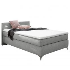 Loftscape Lit boxspring Dresher - Gris lumineux - 140 x 200cm