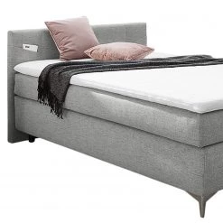 Loftscape Lit boxspring Dresher - Gris lumineux - 140 x 200cm -Lits & literie Soldes 1000226327 201110 12581800007 DETAILS P000000001000226327