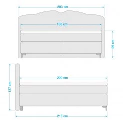 Loftscape Lit boxspring Hartsville -Lits & literie Soldes 1000226340 201110 13003200076 SKETCH DETAILS P000000001000226340 sketch