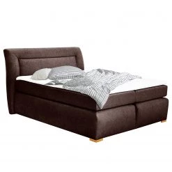 Loftscape Lit boxspring Mayville - Marron foncé - 160 x 200cm