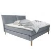 Loftscape Lit boxspring Hometown - Gris lumineux - 160 x 200cm