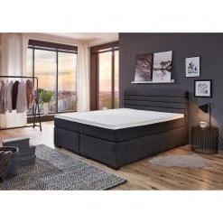 Loftscape Lit boxspring Swanston - Gris foncé - 180 x 200cm -Lits & literie Soldes 1000229631 201210 09462600035 MOOD DETAILS P000000001000229631 mood
