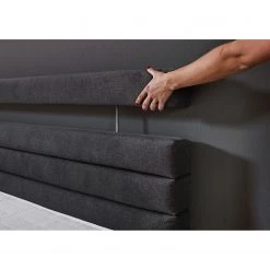 Loftscape Lit boxspring Swanston - Gris foncé - 180 x 200cm -Lits & literie Soldes 1000229631 201210 09462700036 DETAILS P000000001000229631